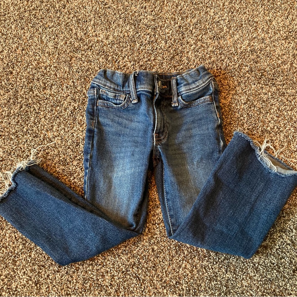 Crop flare jeans